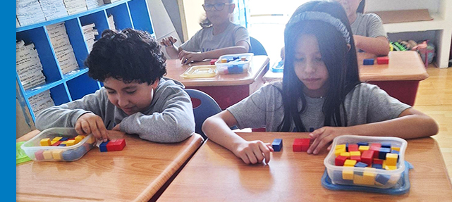 3o: La división con material concreto