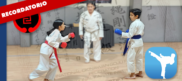 Información del examen de Karate