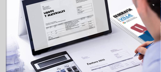 Facturación libros y materiales