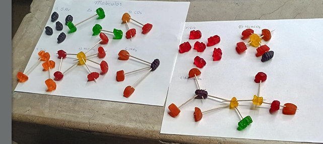 Gomitas y moléculas