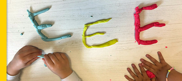 K2: The Letter E in Motion and Light