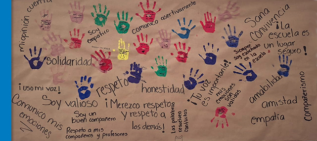 5o: Mis manos marcan límites