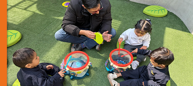 Ritmo y sonidos en nuestro jardín musical